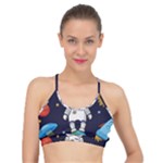 Boy Spaceman Space Rocket Ufo Planets Stars Basic Training Sports Bra