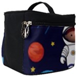 Boy Spaceman Space Rocket Ufo Planets Stars Make Up Travel Bag (Big)