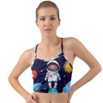 Boy Spaceman Space Rocket Ufo Planets Stars Mini Tank Bikini Top