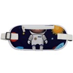 Boy Spaceman Space Rocket Ufo Planets Stars Rounded Waist Pouch