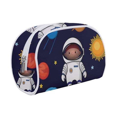 Boy Spaceman Space Rocket Ufo Planets Stars Make Up Case (Small) from ArtsNow.com