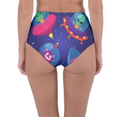 Reversible High-Waist Bikini Bottoms 