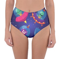 Reversible High-Waist Bikini Bottoms 