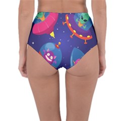 Reversible High-Waist Bikini Bottoms 
