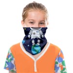 Boy Spaceman Space Rocket Ufo Planets Stars Face Covering Bandana (Kids)