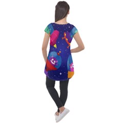 Cap Sleeve High Low Top 