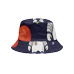 Boy Spaceman Space Rocket Ufo Planets Stars Bucket Hat (Kids)