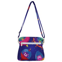 Zipper Messenger Bag 