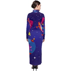 Turtleneck Maxi Dress 