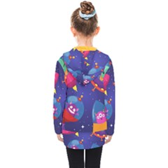 Kids  Double Breasted Button Coat 