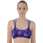 Cartoon Funny Aliens With Ufo Duck Starry Sky Set Line Them Up Sports Bra