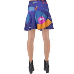 Wrap Front Skirt 