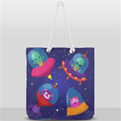 Full Print Rope Handle Tote (Large) 