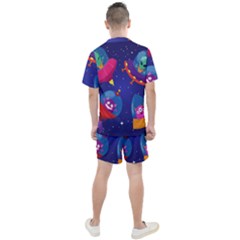 Men s Mesh T-Shirt and Shorts Set 