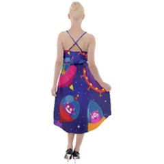 High-Low Halter Chiffon Dress  