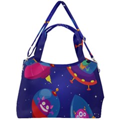 Double Compartment Shoulder Bag 