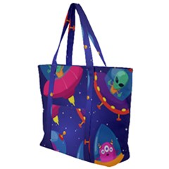 Zip Up Canvas Bag 