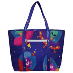 Zip Up Canvas Bag 