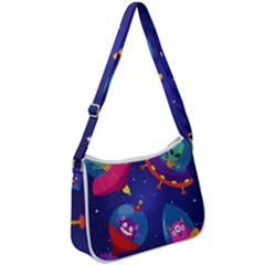 Zip Up Shoulder Bag 