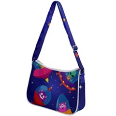 Zip Up Shoulder Bag 