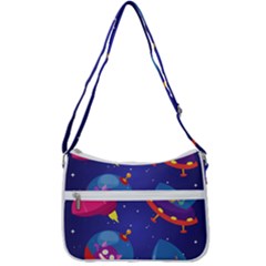 Zip Up Shoulder Bag 