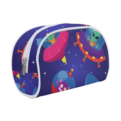 Cartoon Funny Aliens With Ufo Duck Starry Sky Set Make Up Case (Small) from ArtsNow.com