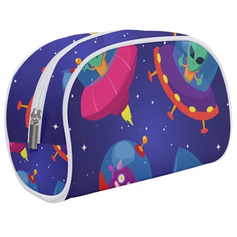 Cartoon Funny Aliens With Ufo Duck Starry Sky Set Make Up Case (Medium) from ArtsNow.com