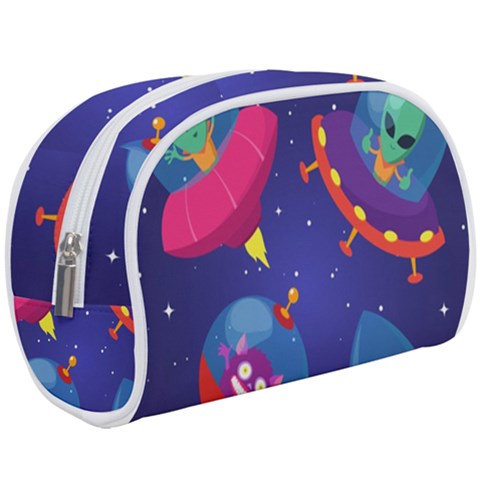 Cartoon Funny Aliens With Ufo Duck Starry Sky Set Make Up Case (Large) from ArtsNow.com