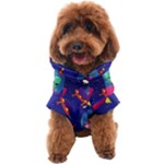 Cartoon Funny Aliens With Ufo Duck Starry Sky Set Dog Coat