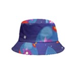 Cartoon Funny Aliens With Ufo Duck Starry Sky Set Bucket Hat (Kids)