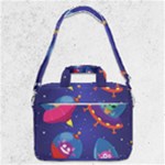 Cartoon Funny Aliens With Ufo Duck Starry Sky Set MacBook Pro 13  Shoulder Laptop Bag 