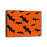 Halloween Card With Bats Flying Pattern Mini Canvas 7  x 5  (Stretched)