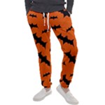 Halloween Card With Bats Flying Pattern Men s Jogger Sweatpants
