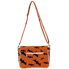 Shoulder Bag with Back Zipper 