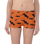 Halloween Card With Bats Flying Pattern Boyleg Bikini Bottoms