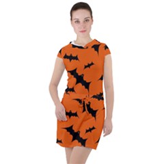 Drawstring Hooded Dress 