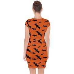 Capsleeve Drawstring Dress  