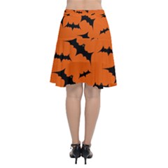 Chiffon Wrap Front Skirt 