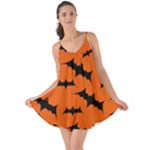 Halloween Card With Bats Flying Pattern Love the Sun Cover Up