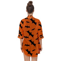 Open Front Chiffon Kimono 