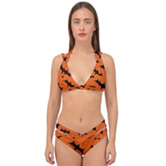 Double Strap Halter Bikini Set 