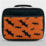 Halloween Card With Bats Flying Pattern Lunch Bag