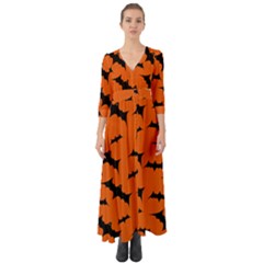 Button Up Boho Maxi Dress 