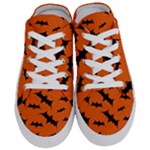 Halloween Card With Bats Flying Pattern Half Slippers