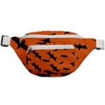 Halloween Card With Bats Flying Pattern Fanny Pack