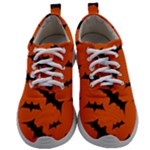 Halloween Card With Bats Flying Pattern Mens Athletic Shoes