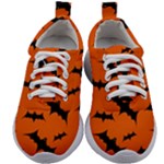Halloween Card With Bats Flying Pattern Kids Athletic Shoes