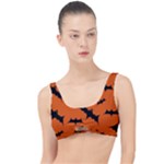 Halloween Card With Bats Flying Pattern The Little Details Bikini Top