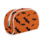 Halloween Card With Bats Flying Pattern Make Up Case (Small)