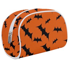 Halloween Card With Bats Flying Pattern Make Up Case (Medium) from ArtsNow.com
